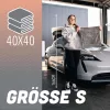 NukeGuys Gamma Dryer XXL – prosop de uscare auto 40x40 cm, gri închis