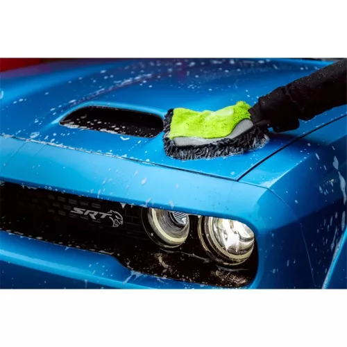 NukeGuys 3in1 – mănușă de spălare din microfibră XL, verde