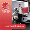 NukeGuys Gamma Dryer XXL – prosop de uscare auto 40x40 cm, roșu