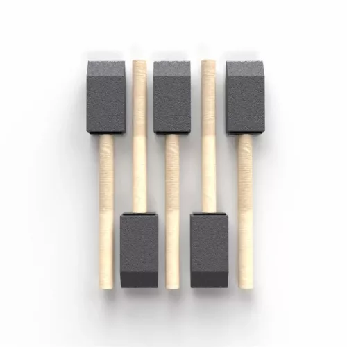 NukeGuys Foam Detail Brush – pensule cu burete, 5 buc.