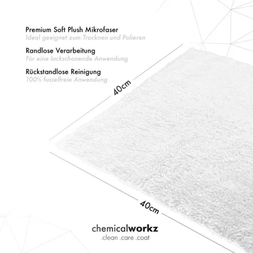 ChemicalWorkz Edgeless Soft Touch – lavetă din microfibră 40x40 cm