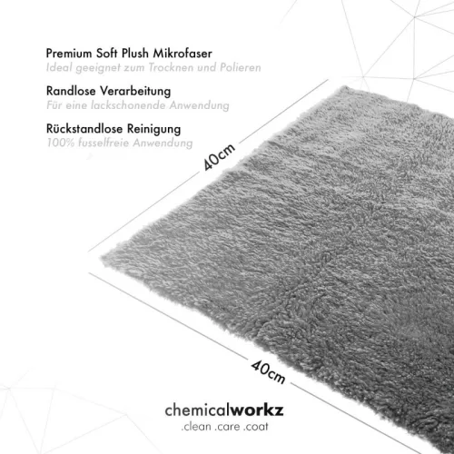 ChemicalWorkz Edgeless Soft Touch – lavetă din microfibră 40×40 cm