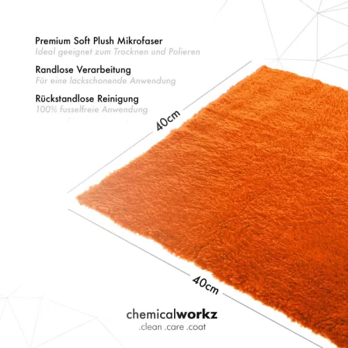 ChemicalWorkz Edgeless Soft Touch – lavetă din microfibră 40×40 cm