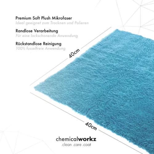ChemicalWorkz Soft Touch – lavetă din microfibră 500 GSM 40x40