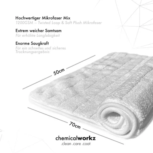 ChemicalWorkz White Whale Hybrid – prosop de uscare 70×50 cm