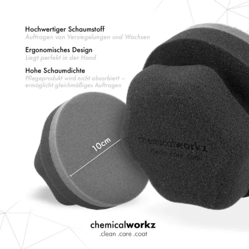 ChemicalWorkz Hand Wax Applicator – aplicator pentru ceară 10×6 cm