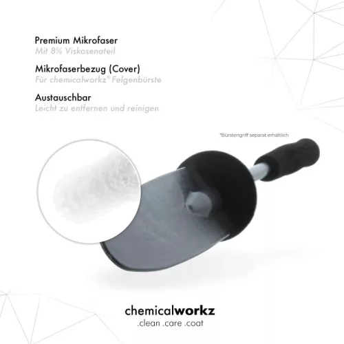 ChemicalWorkz Wheel Brush Cover White – husă pentru perie de jante 18 cm