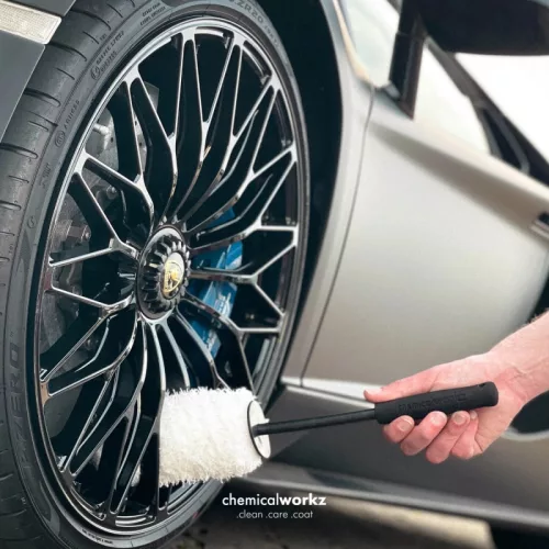 ChemicalWorkz Wheel Brush Cover White – husă pentru perie de jante 18 cm