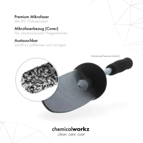 ChemicalWorkz Flat Wheel Brush – husă de schimb 18 cm