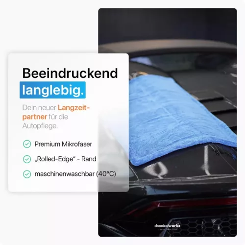 ChemicalWorkz Blue Shark Twisted Towel – prosop de uscare 40x40 cm