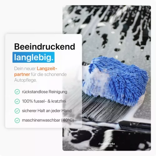 ChemicalWorkz Chenille Wash Mitt – mănușă de spălare 26x17 cm