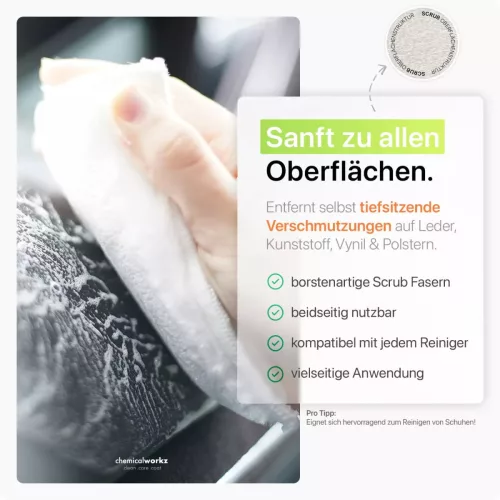 ChemicalWorkz Interior Cleaning Scrub Pad V2 – pad pentru curățarea interiorului, 3 buc
