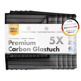   ChemicalWorkz Carbon Fiber Glass Towel – lavetă pentru geamuri, 5 buc