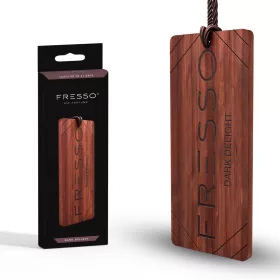 FRESSO Dark Delight – odorizant auto din lemn, 1 buc.