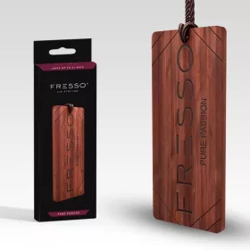 FRESSO Pure Passion – odorizant auto din lemn, 1 buc