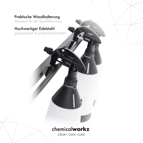 ChemicalWorkz suport de perete pentru flacoane spray 80 cm