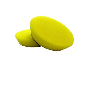   CarZone Thermo Finish galben 75mm tampon de lustruit pachet de 2 bucati