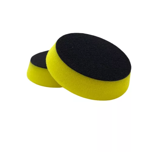 CarZone Thermo Finish Yellow – paduri de polish de 75 mm, 2 buc.