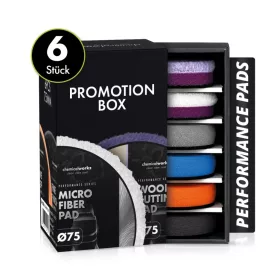   ChemicalWorkz Performance Pads Box – set de paduri de polish 75 mm, 6 buc