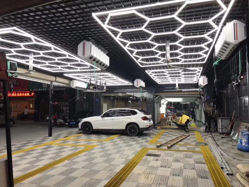 Detaliere Sistem de iluminat LED Hexagon 15 bucati