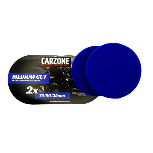 CarZone Thermo Pad Mediu 75mm Perie de lustruit Pachet de 2 bucati