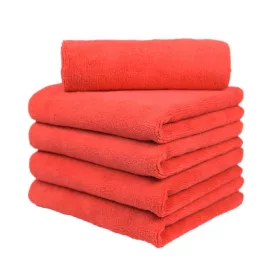   CarZoneShop Laser Polish Red – lavete din microfibră 40x40, 5 buc