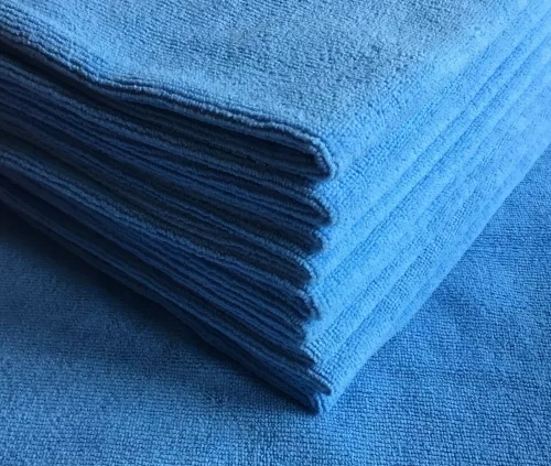CarZoneShop Laser Polish Blue – lavete din microfibră 40x40, 5 buc.