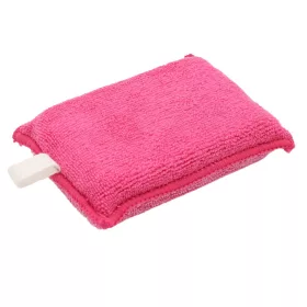   CarZoneShop Aplicator Microfibră Roz – burete cu două fețe