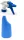 CarZoneShop – flacon gol cu pulverizator, albastru, 600 ml