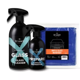  Deturner – set de curățare pentru geamuri auto 1 L + 500 ml + lavetă