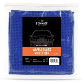   Deturner Waffle Glass Cleaner – lavete pentru geamuri 2x40x40 cm