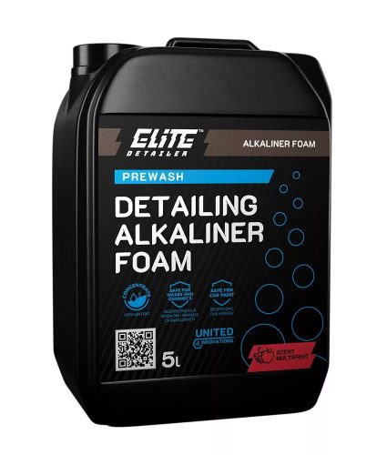 Spumă activă alcalină Elite Detailer Alkaliner Foam 5L – detergent auto puternic