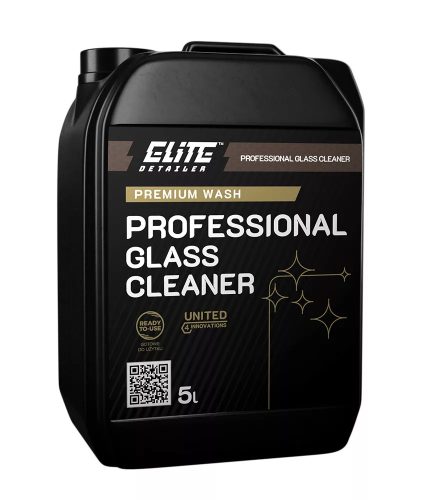 Elite Detailer Professional Glass Cleaner 5L – soluție profesională geamuri auto