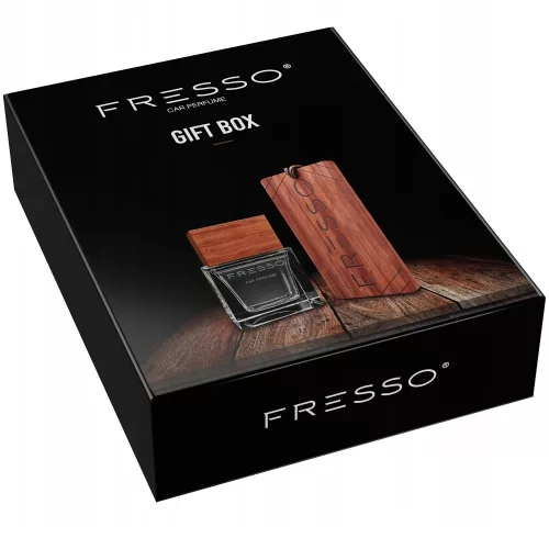 FRESSO Snow Pearl Gift Box – set cadou cu parfum auto