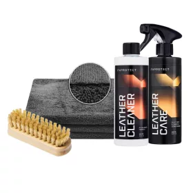 FX Protect Leather Cleaner & Care – set pentru piele auto