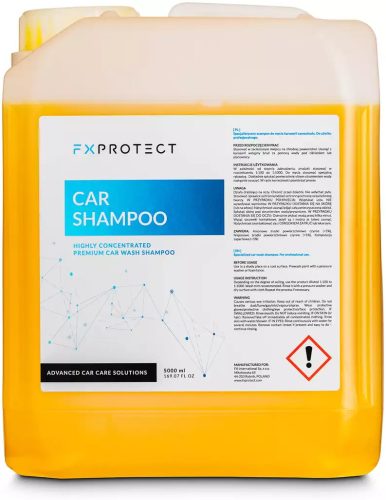 Șampon auto FX Protect CarShampoo 5L – concentrat profesional cu spumă densă