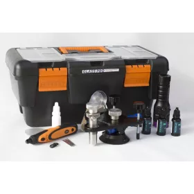   Glass Pro – kit pentru reparat parbrize cu rezină UV, 3x30 ml