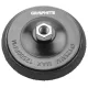 GRAPHITE Taler de polish cu arici, filet M14, 125 mm