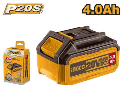 Acumulator Li-ion INGCO – sursă de energie 20 V 4,0 Ah