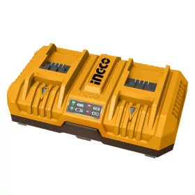   INGCO – încărcător dublu pentru acumulatori P20S, 8,0 A 20 V
