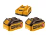 INGCO P20S – set de acumulatori și încărcător 20 V, 2x5,0 Ah