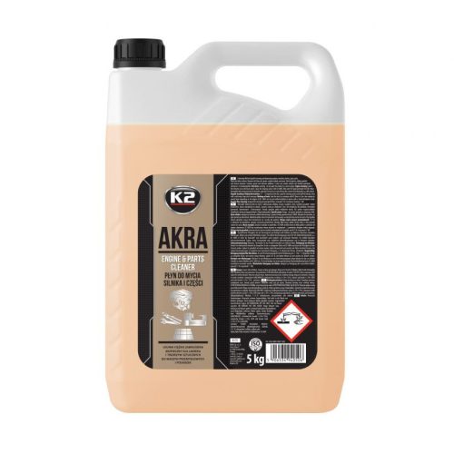 K2 Akra Motorblock Cleaner 5L – Soluție profesională de curățare motor și șasiu, biodegradabilă
