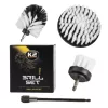 K2 Brill Set Pro – set de perii pentru curățarea interiorului, 4 piese