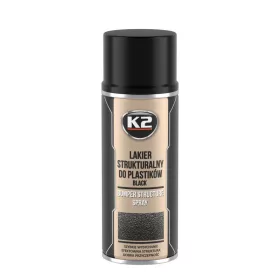  K2 Bumper – vopsea structurată pentru plastic negru 400 ml