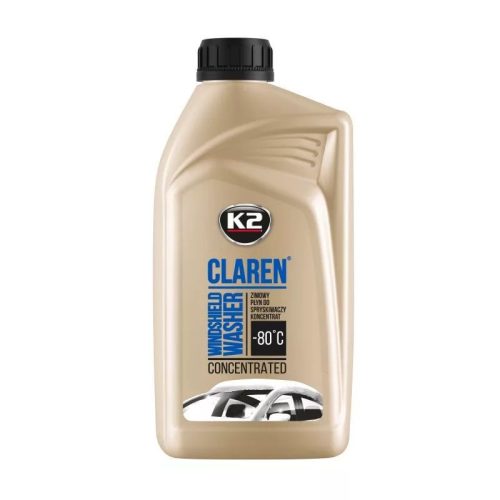 K2 Claren -80°C – Concentrat antigel pentru parbriz auto, 1L