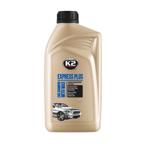 K2 Express Plus – Șampon auto cu ceară Carnauba 1L