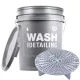 K2 WASH – găleată de spălare auto 20 L cu capac și grătar