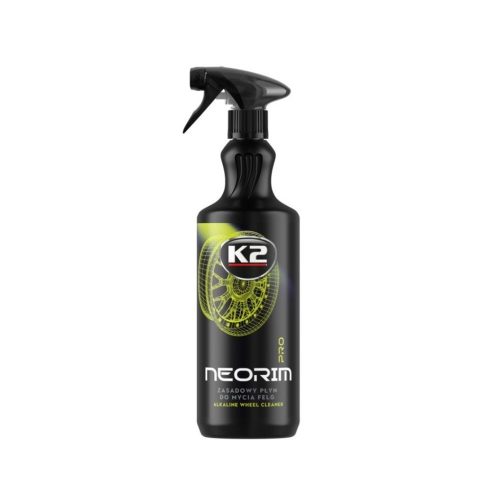 Soluție K2 NeoRim Pro 1L pentru curățarea jantelor auto cu reacție chimică violet