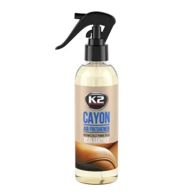   K2 Deocar Real Leather – odorizant auto cu parfum de piele 250 ml