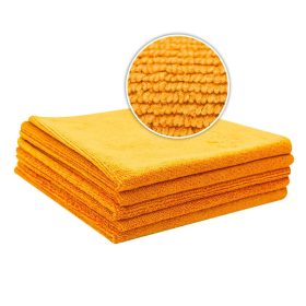   iquid Elements Value Pack Orange – Set lavete din microfibră portocalii 40x40cm 310 GSM (5 bucăți)